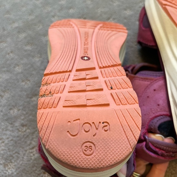 Joya Swiss Technology Komodo Violet Sandals Size 36 - Picture 6 of 7